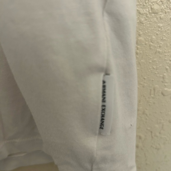 Armani Exchange White and Black Polo with 1991 Emblem - Picture 3 of 10